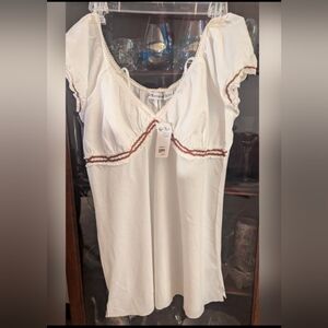 Cute Go-Fish Empire Waist Top
